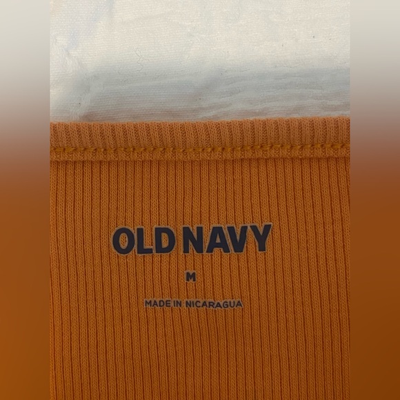 Old Navy Women's Ribbed Tank Tops - Light Blue and Orange - Picture 3 of 9
